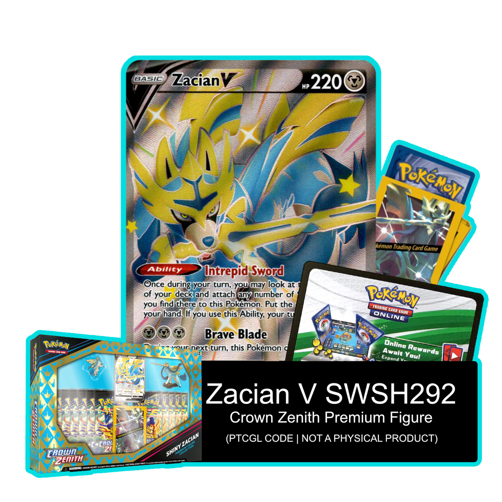 Zacian V Full Art - 195/202 - Sword & Shield – Card Cavern Trading