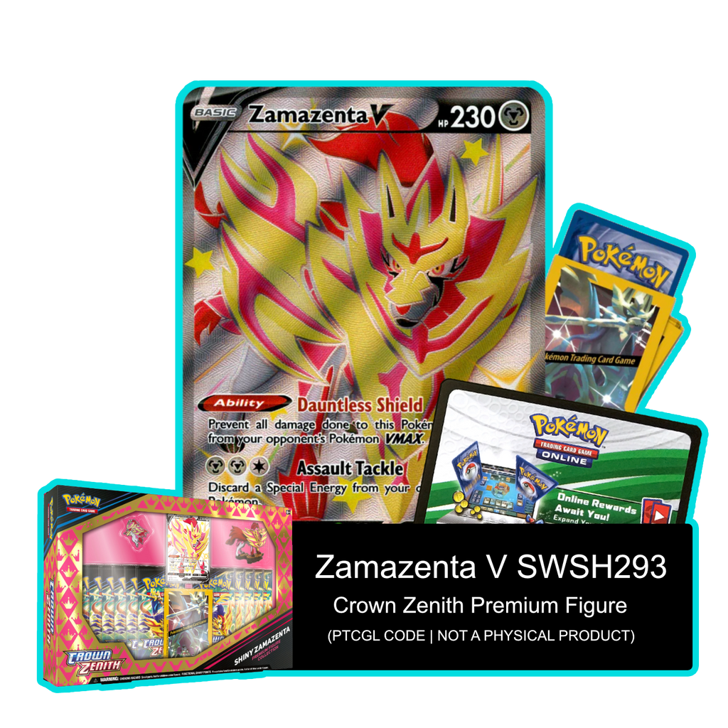 Zamazenta V Full Art - 196/202 - Sword & Shield – Card Cavern Trading  Cards, LLC
