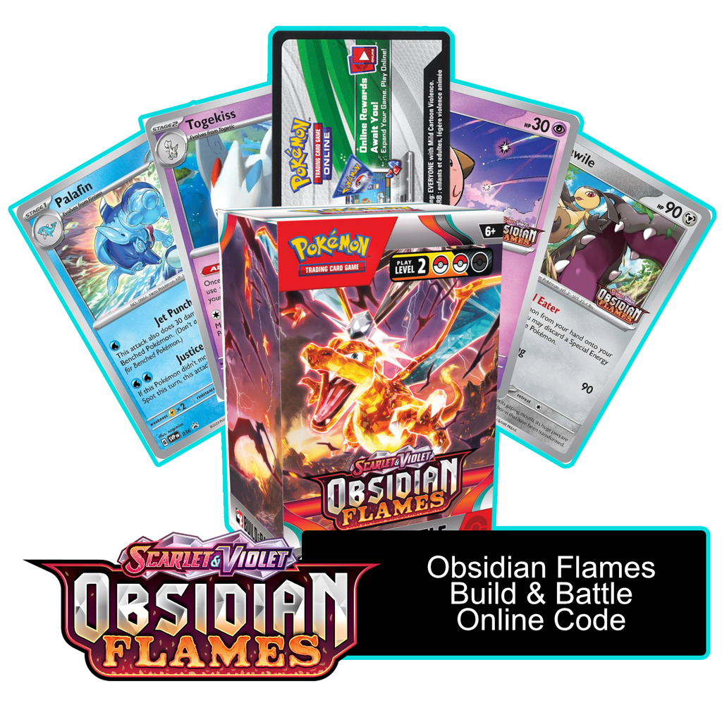 Obsidian Flames Build & Battle Box - 1 Of 4 Promos - PTCGL Code – Card ...