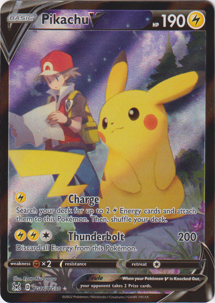 Pikachu-V (TG16/TG30), Busca de Cards