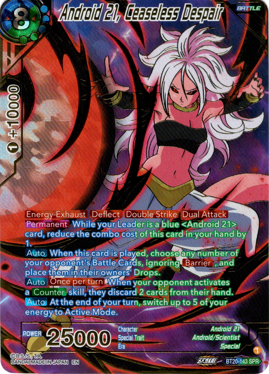 Android 21 // Android 21, the Nature of Evil - Power Absorbed