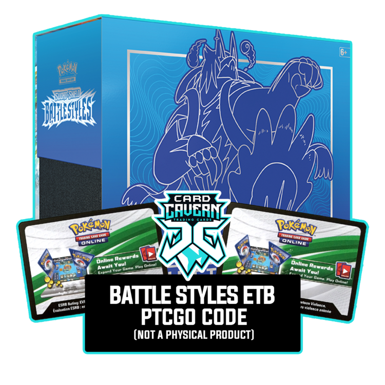 Pokemon TCG Sword & Shield Battle Styles (Blue) Elite Trainer Box