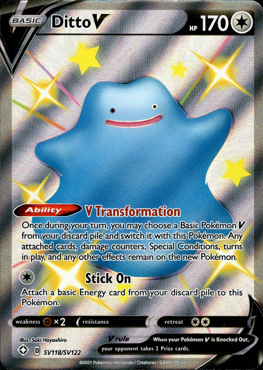 Ditto GX pokemon card