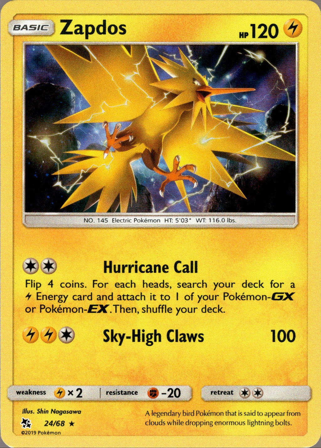 Zapdos - Pokemon Go Reverse Holo - Pokemon