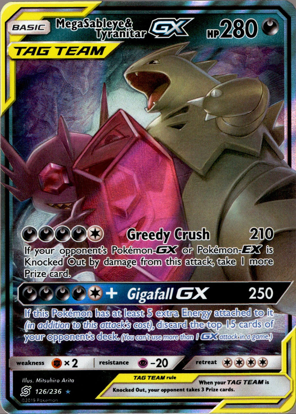 Mega Sableye e Tyranitar-GX, Sintonia Mental