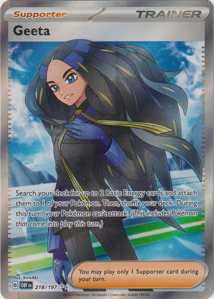 Geeta - 226/197 - SV03: Obsidian Flames - Pokemon