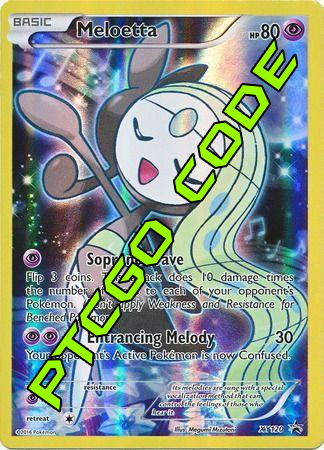 Mythical Pokemon Collection - Meloetta Code Card - Pokemon Singles