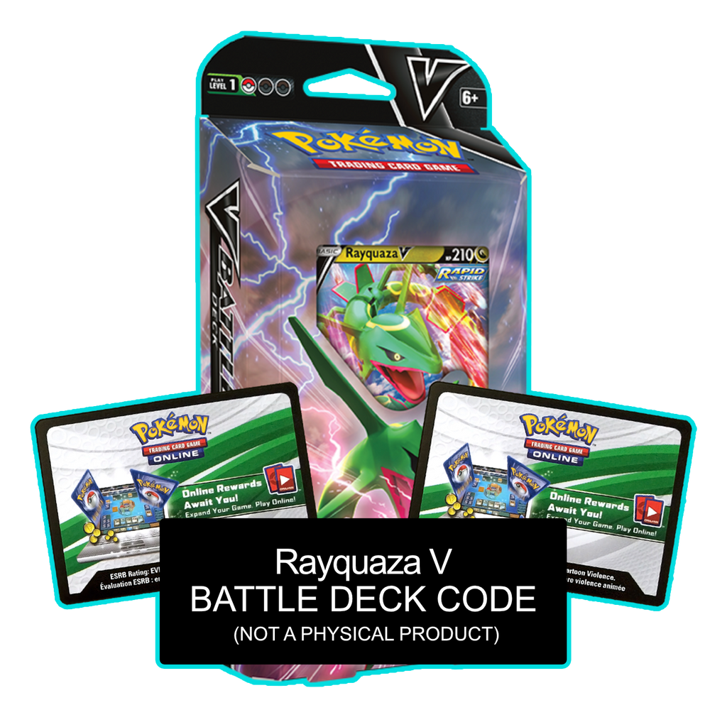  Pokemon TCG: V Battle Deck - Rayquaza : Toys & Games