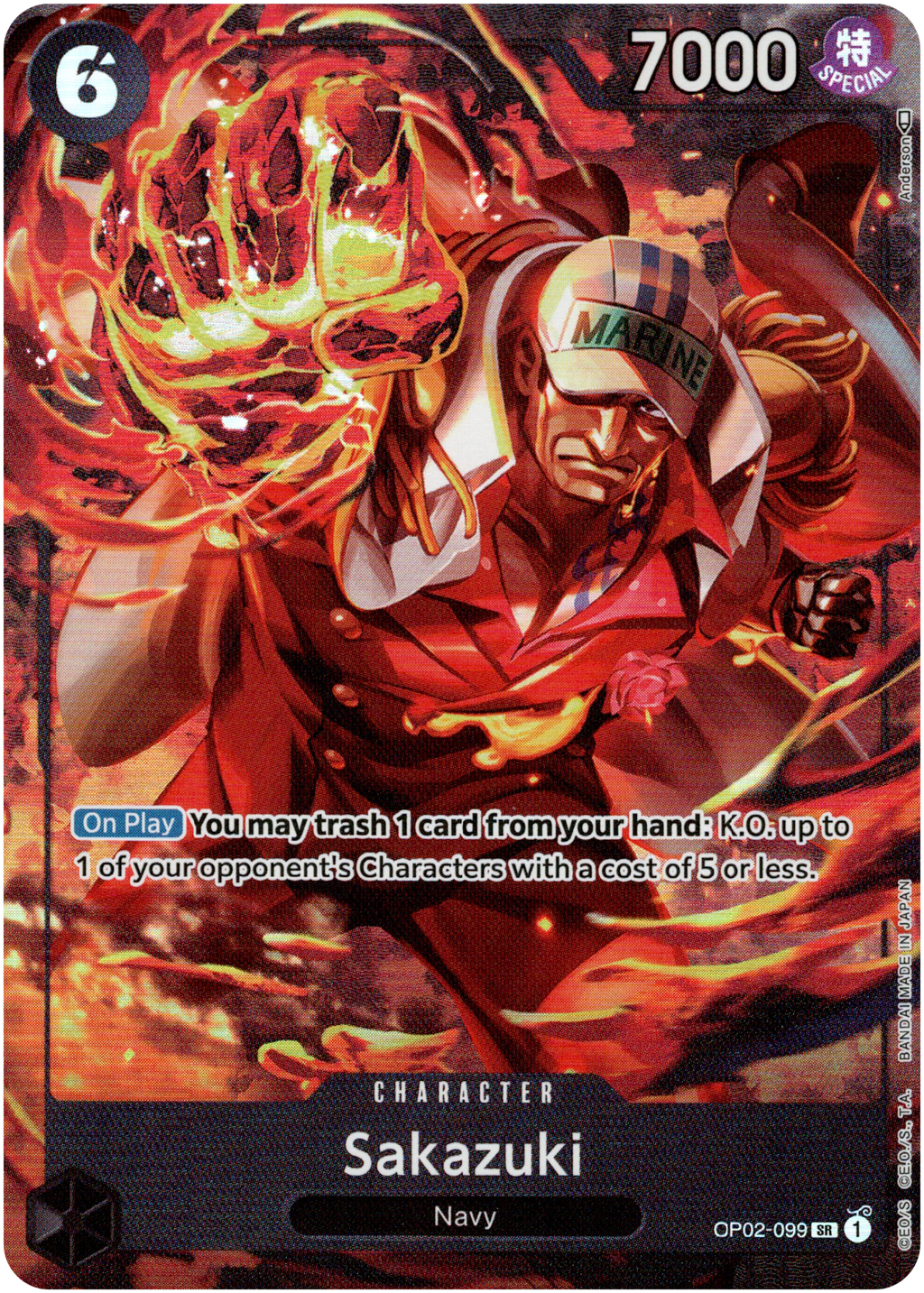 Sengoku OP02-103 R - One Piece Card Game [Japanese Card