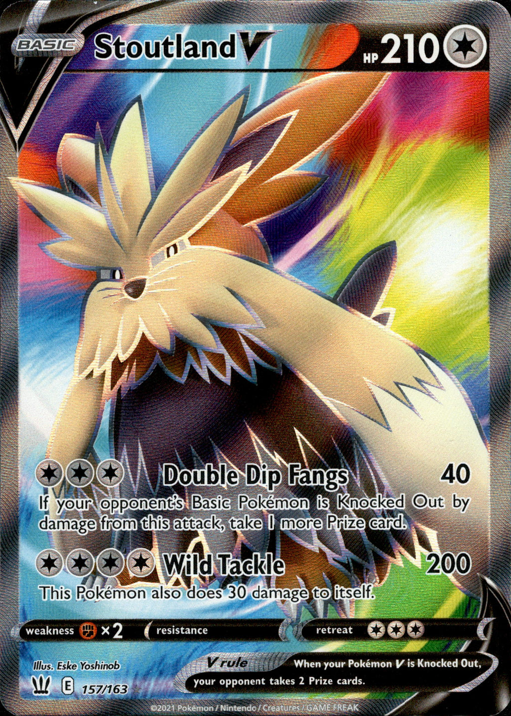 Pokemon TCG Battle Styles 050/163 Tapu Koko V Card –