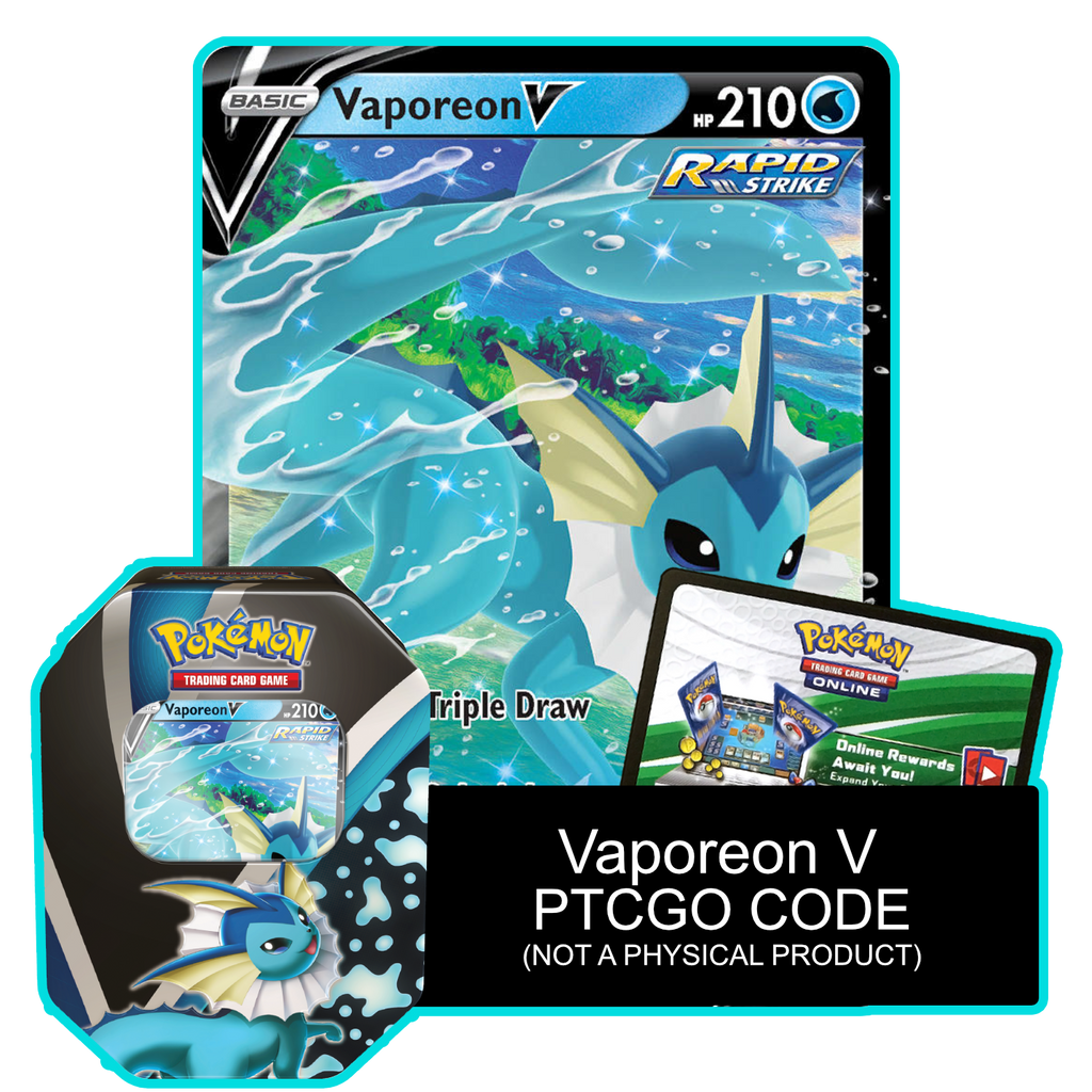 Pokémon TCG: Eevee Evolutions Tin (Vaporeon V)