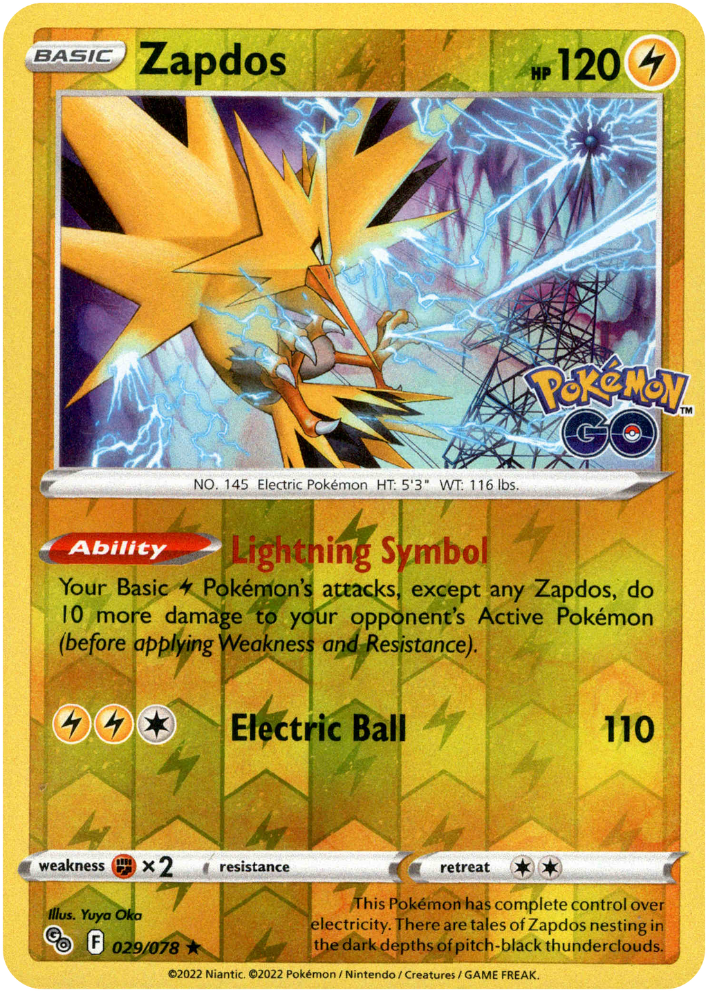 Zapdos - 029/078 - Holo Rare