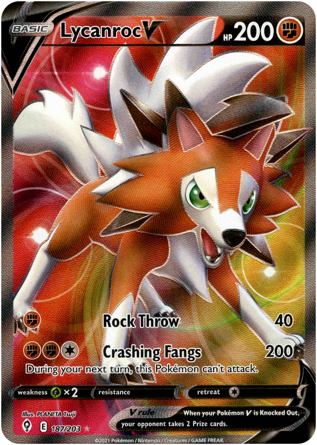 Lycanroc-V (#91/203) - Epic Game - A loja de card game mais ÉPICA do Brasil!