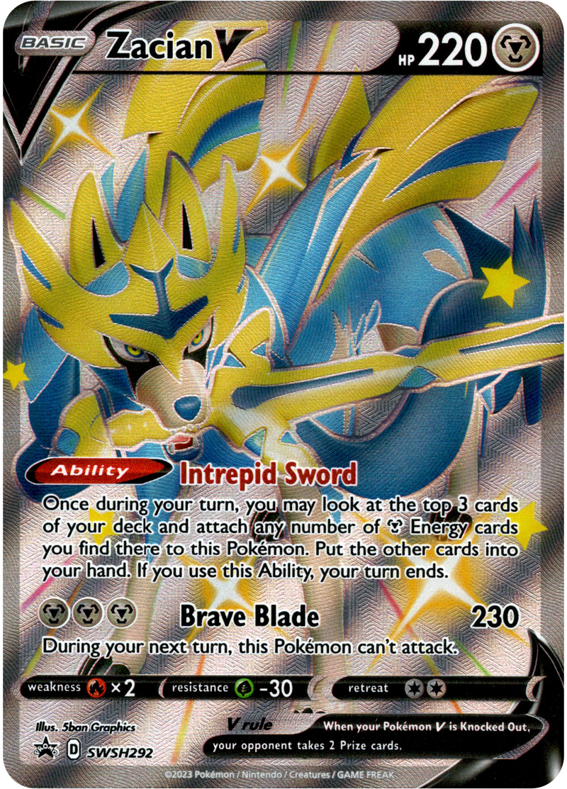 Zacian V - SWSH292 - Promo - Card Cavern