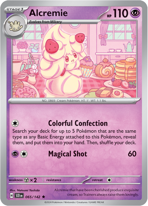 Alcremie - 065/142 - Stellar Crown - Holo - Card Cavern