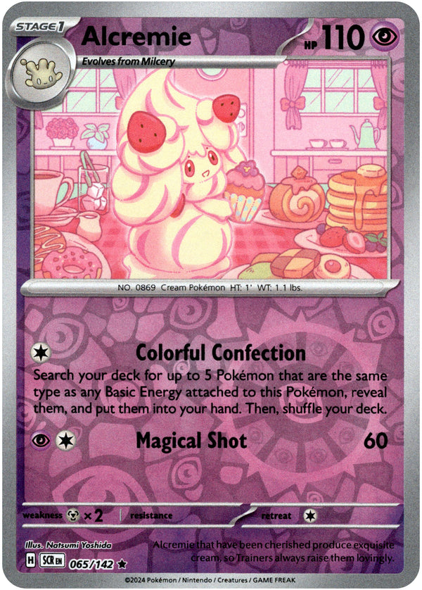 Alcremie - 065/142 - Stellar Crown - Reverse Holo - Card Cavern