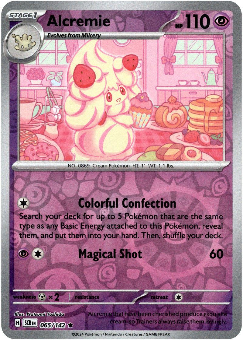 Alcremie - 065/142 - Stellar Crown - Reverse Holo - Card Cavern