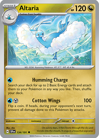 Altaria - 134/191 - Surging Sparks - Card Cavern