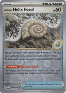 Antique Helix Fossil - 153/165 - Scarlet & Violet 151 - Reverse Holo - Card Cavern