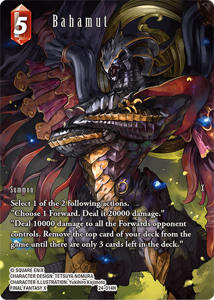 Bahamut Full Art - 24-014H - Hidden Legends - Foil - Card Cavern