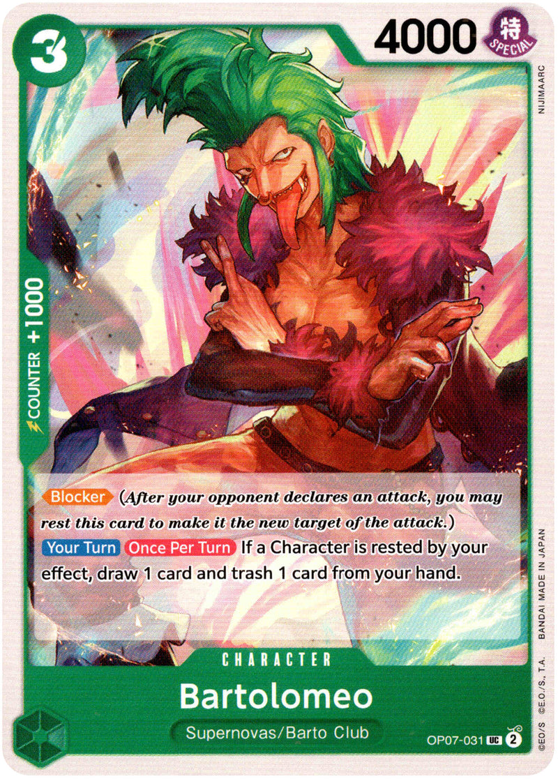 Bartolomeo - OP07-031UC - 500 years in the Future - Card Cavern