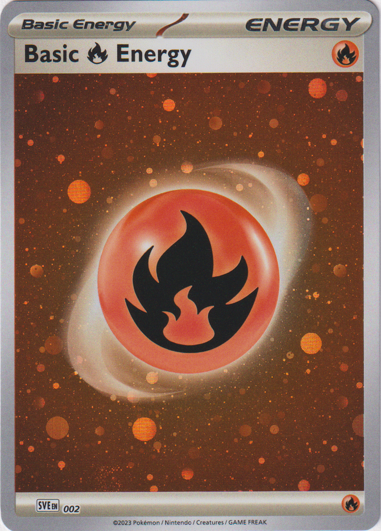 Basic Fire Energy - 002 - Scarlet & Violet 151 - Galaxy Holo – Card ...