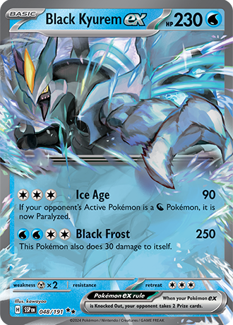 Black Kyurem ex - 048/191 - Surging Sparks - Holo - Card Cavern