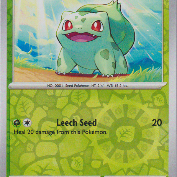 Leonhart on X: My Bulbasaur card from today's opening is an error card!  Can you spot it?!  / X