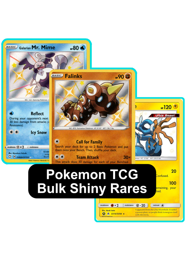 Pokemon Bulk - Shiny Rares (Hidden Fates / Shining Fates / Paldean Fates) - Card Cavern