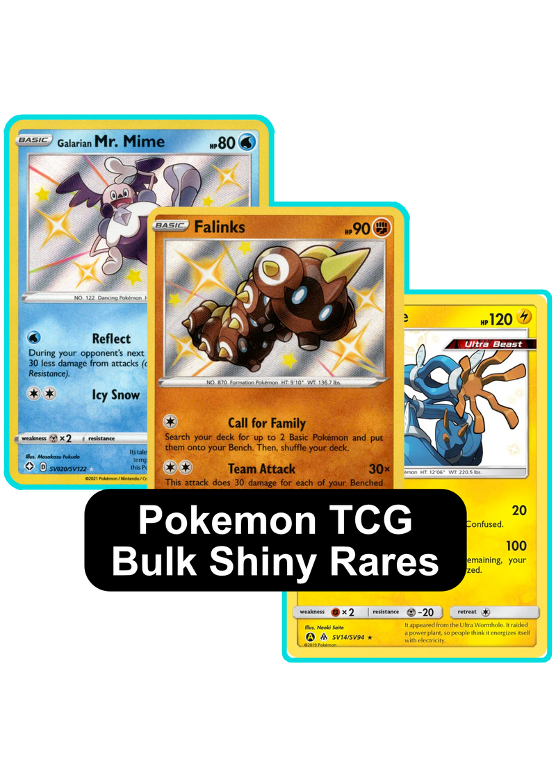 Pokemon Bulk - Shiny Rares (Hidden Fates / Shining Fates / Paldean Fates) - Card Cavern