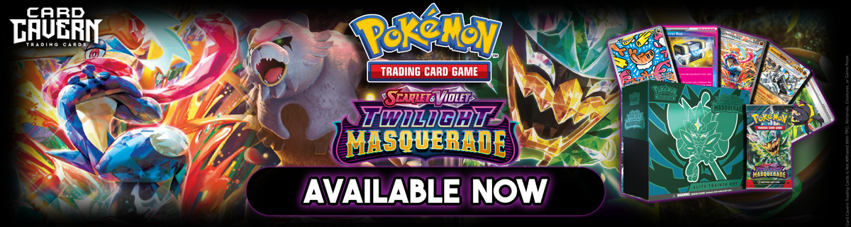 Twilight Masquerade Pokemon Singles & Sealed Products | Card Cavern Trading Cards, LLC