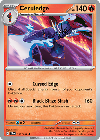 Ceruledge - 035/191 - Surging Sparks - Card Cavern