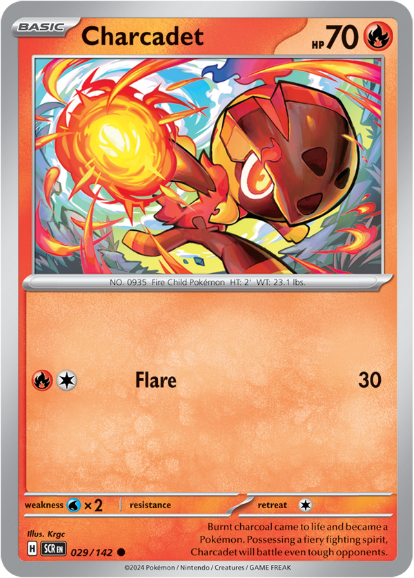 Charcadet - 029/142 - Stellar Crown - Card Cavern