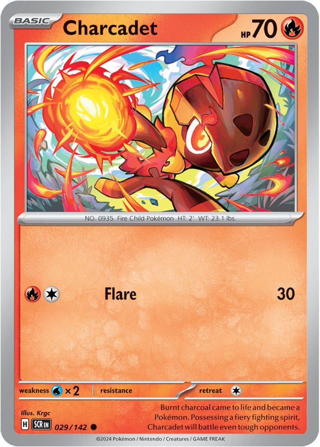 Charcadet - 029/142 - Stellar Crown - Card Cavern