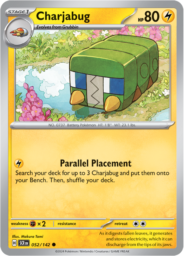 Charjabug - 052/142 - Stellar Crown - Card Cavern