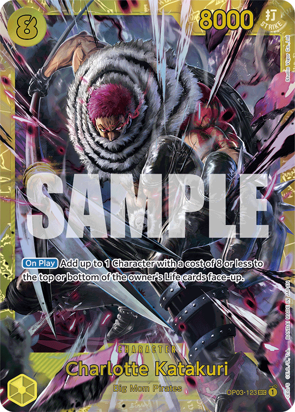 Charlotte Katakuri (Reprint) - OP03-123 SEC - The Best - Card Cavern