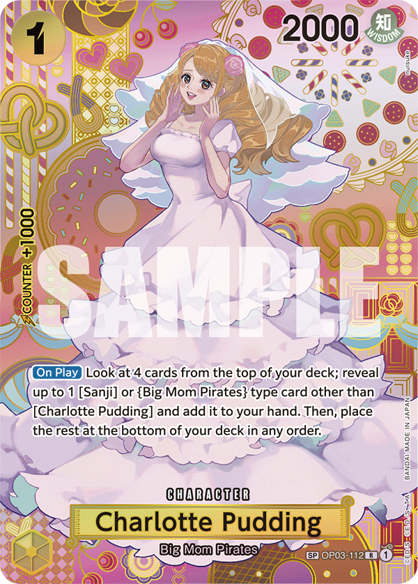 Charlotte Pudding (SP) - OP03-112 R - Two Legends - Foil - Card Cavern