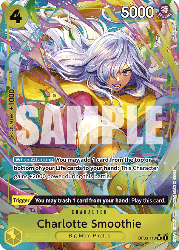 Charlotte Smoothie Alternate Art - OP03-110 R - The Best - Foil - Card Cavern