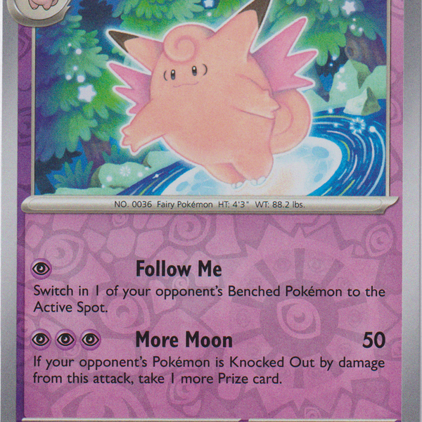 Clefable - 036/165 - Scarlet & Violet 151 - Reverse Holo