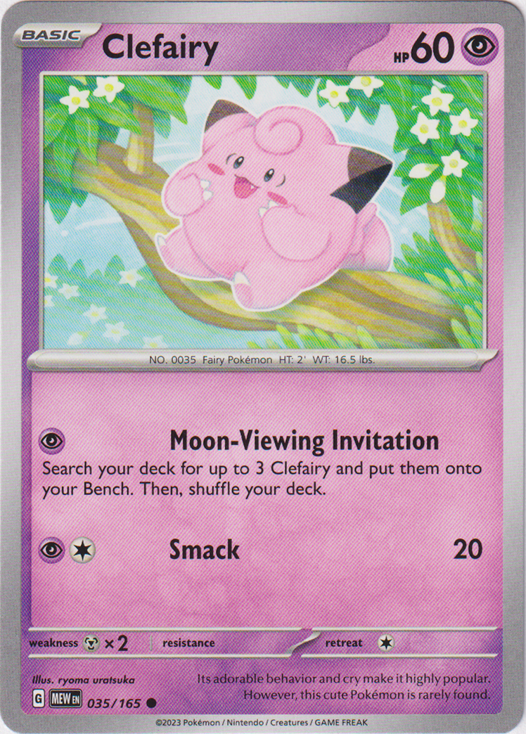 Clefairy - 035/165 - Scarlet & Violet 151 - Card Cavern