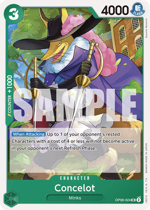 Concelot - OP08-024 UC - Two Legends - Card Cavern