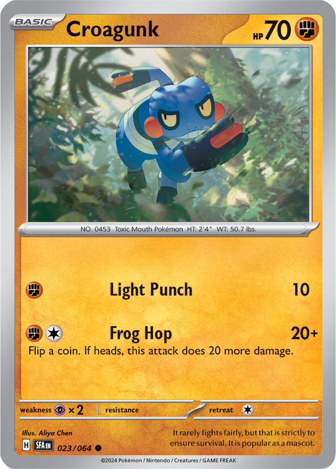 Croagunk - 023/064 - Shrouded Fable - Card Cavern