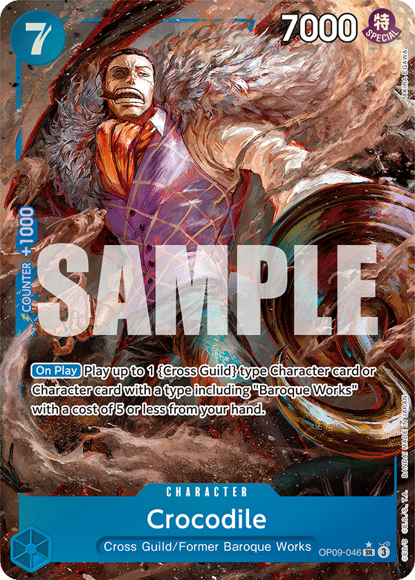 Crocodile (Parallel) - OP09-046 SR - Emperors in the New World - Foil - Card Cavern