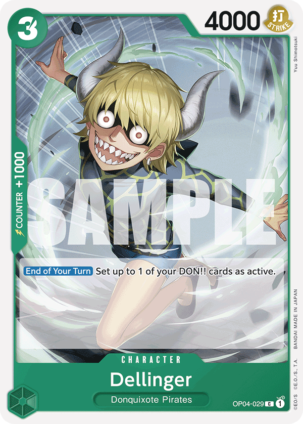 Dellinger (Reprint) - OP04-029 C - The Best - Card Cavern