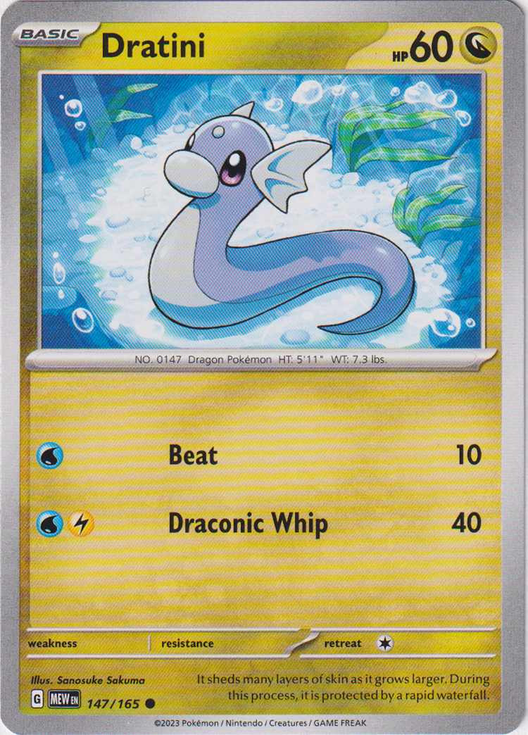 Dratini - 147/165 - Scarlet & Violet 151 - Card Cavern