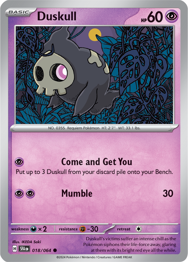 Duskull - 018/064 - Shrouded Fable - Card Cavern