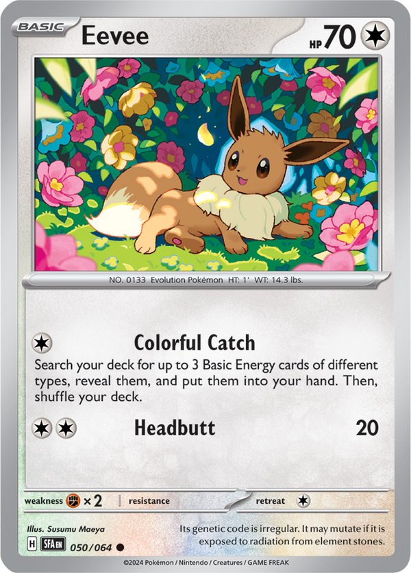 Eevee - 050/064 - Shrouded Fable - Card Cavern