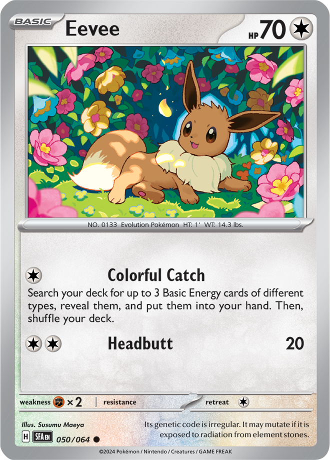 Eevee - 050/064 - Shrouded Fable - Card Cavern