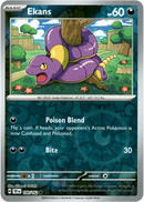 Ekans - 100/162 - Temporal Forces - Reverse Holo - Card Cavern