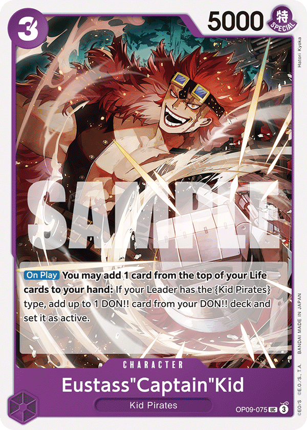 Eustass"Captain"Kid - OP09-075 UC - Emperors in the New World - Card Cavern